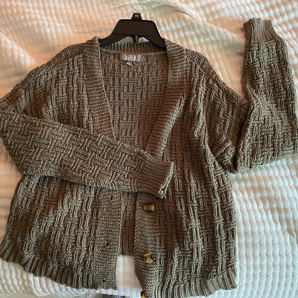 Green Knit Sweater